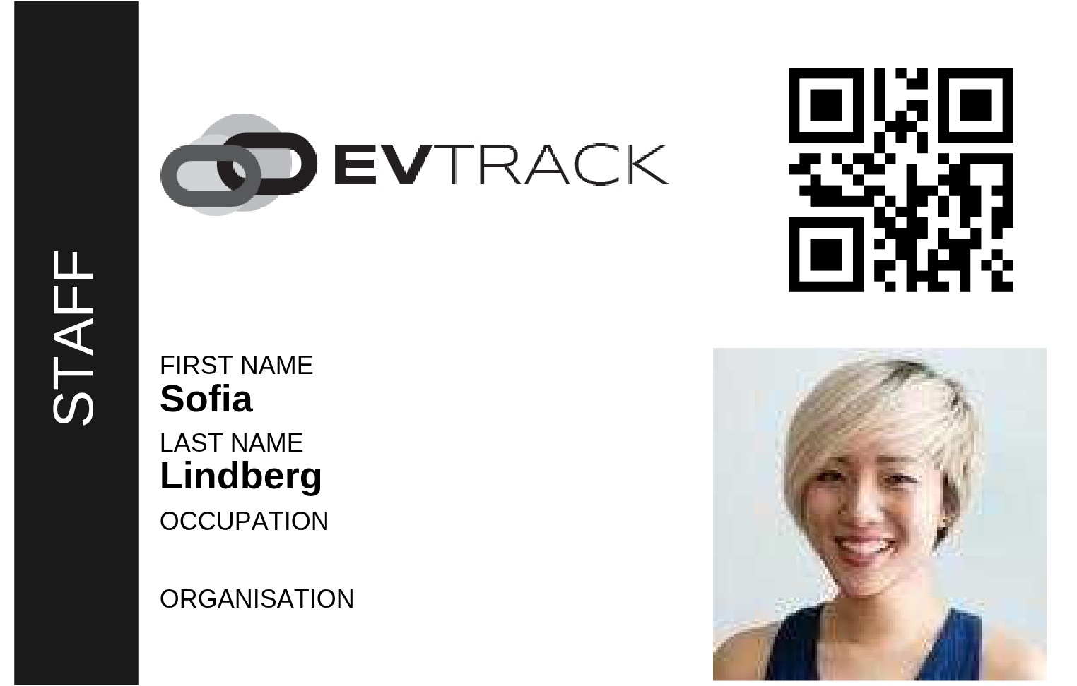 Printable user badge